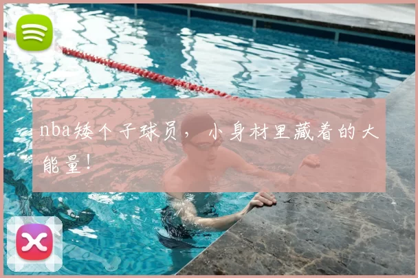 nba矮个子球员，小身材里藏着的大能量！